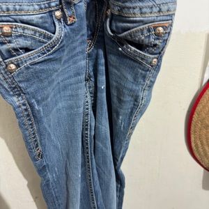 Women’s Rock Revival jeans, billy cut or some something like that, blue jeans